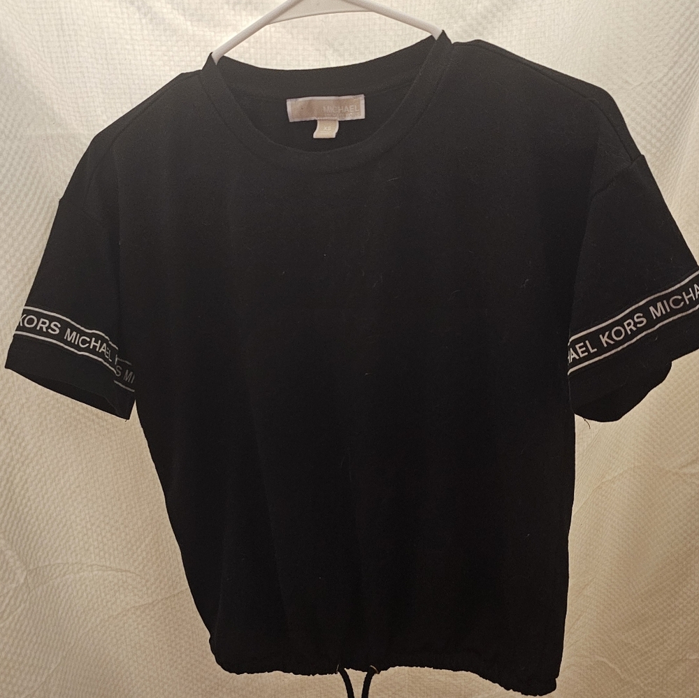 Women’s Michael  Kors Black T- Shirt Top, Sz. XS, Ret $88.00